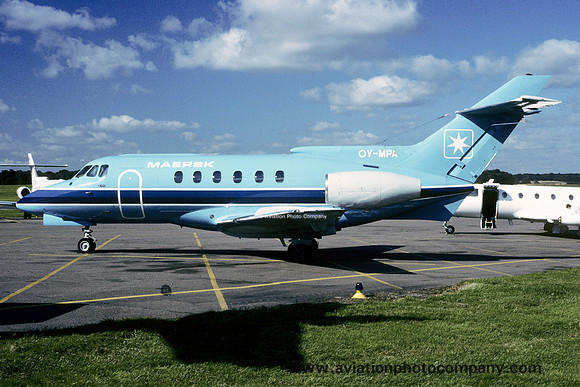Maersk Air BAe 125-700 OY-MPA (1986)