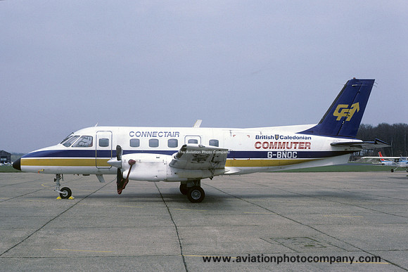Connectair/British Caledonian Commuter Embraer Bandeirante G-BNOC (1986)