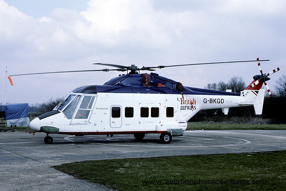British Airways Helicopters Westland WG-30 G-BKGD (1986)