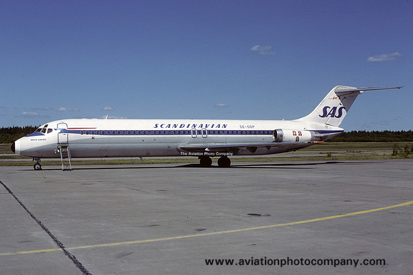 SAS Scandinavian Airline System Douglas DC-9-41 SE-DDP (1982)