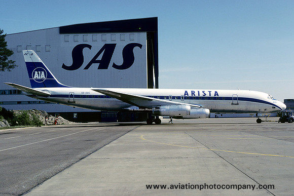Arista International Airlines Douglas DC-8-62 SE-DDU (1982)