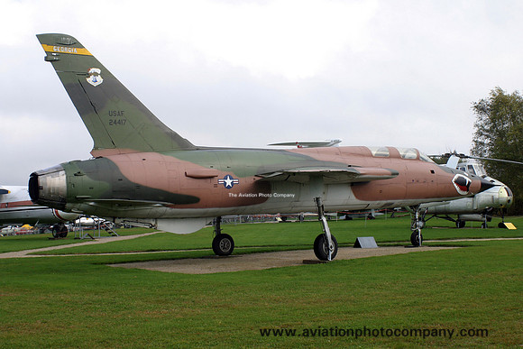 USAF Republic F-105D Thunderchief 62-4418 displayed at the Hermeskeil Musuem (2005)