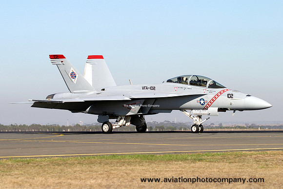 US Navy VFA-102 McDonnell Douglas F/A-18F Super Hornet 165882/NF-102 (2007)