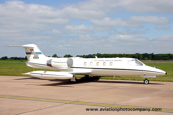 USAF 86 AW 76 AS Learjet C-21A 84-0109 at RIAT Fairford (2007)