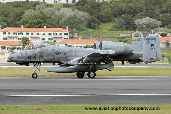 USAF 355 FW 354 FS Fairchild A-10C Thunderbolt 81-0945/DM at Lajes (2017)