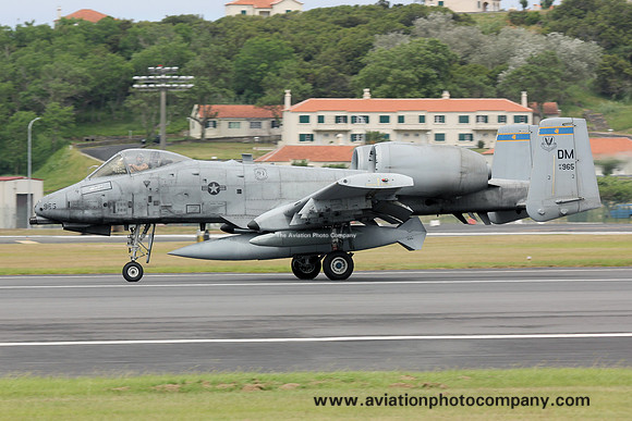 USAF 355 FW 354 FS Fairchild A-10C Thunderbolt 81-0965/DM at Lajes (2017)