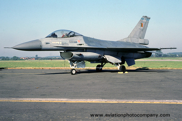 Belgian Air Force 1 Wing 349 Sml GD F-16A Fighting Falcon FA-25 (1991)