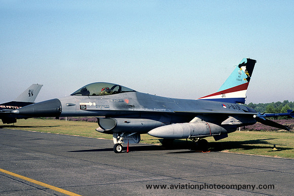 Dutch Air Force 311 Squadron GD F-16A Fighting Falcon J-619 (1991)