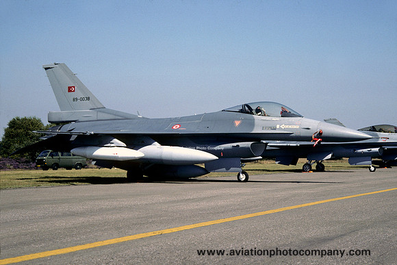 Turkish Air Force GD F-16C Fighting Falcon 89-0038 (1991)