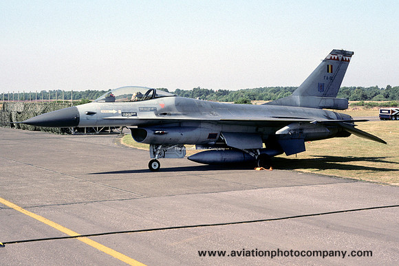 Belgian Air Force 10 Wing 23 Sml GD F-16A Fighting Falcon FA-81 (1991)