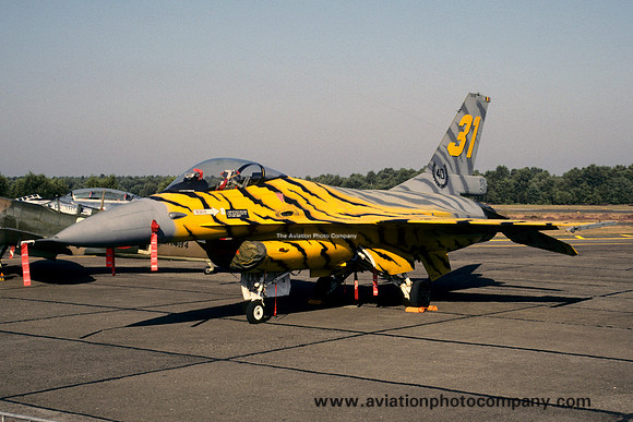 Belgian Air Force 31 Sml GD F-16A Fighting Falcon FA-94 (1991)