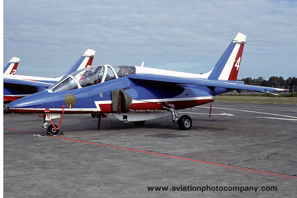 French Air Force Patrouille de France Dassault Alpha Jet E107/4 (1991)