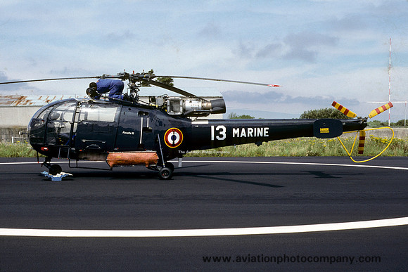 French Navy 35F Sud Alouette III 1013 (1991)