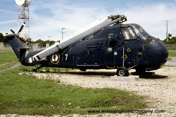 French Navy Sikorsky H-34A "7" displayed at Lanveoc (1991)