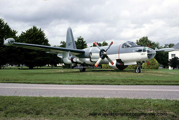 French Navy Lockheed SP-2H Neptune 147567 displayed at Lann (1991)