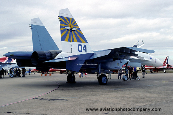 Soviet Air Force Russian Knights Sukhoi Su-27 "04" (1991)