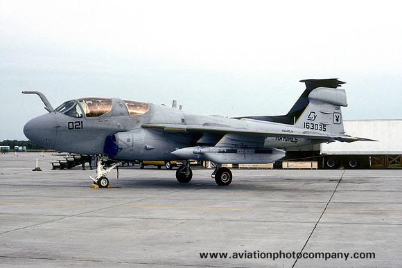 US Marines VMAQ-2 Grumman EA-6B Prowler 163035/CY-21 (1988)