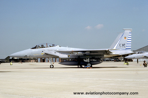 USAF 48 FIS McDonnell Douglas F-15B Eagle 76-0126 (1987)