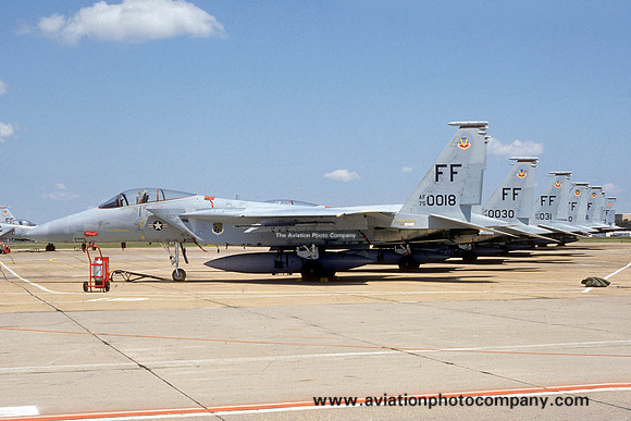 USAF 1 TFW 71 TFS McDonnell Douglas F-15A Eagle 75-0018/FF (1977)