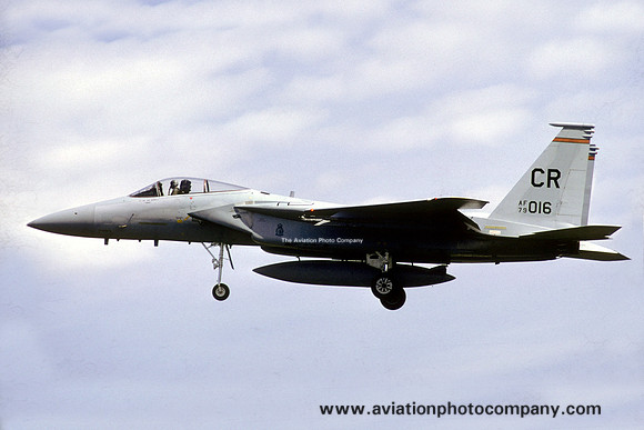 USAF 32 TFS McDonnell Douglas F-15C Eagle 79-0016/CR (1988)