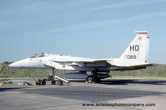 USAF 49 TFW 9 TFS McDonnell Douglas F-15A Eagle 77-0089/HO (1988)