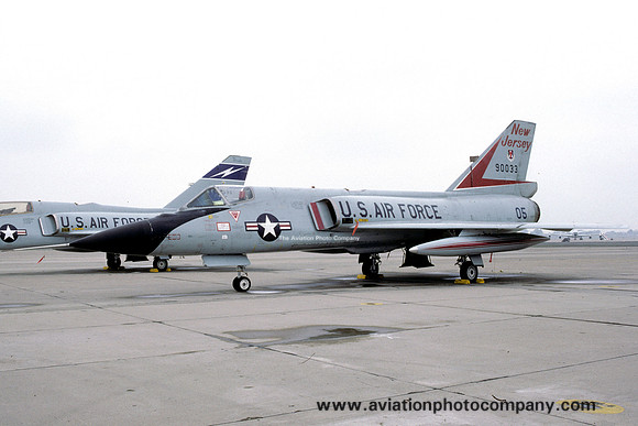 USAF New Jersey ANG 119 FIS Convair F-106A Delta Dart 59-0033 (1986)