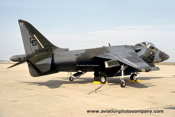 US Marines VMA-231 McDonnell Douglas AV-8B Harrier 162086/CG-03 (1985)