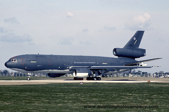 USAF 22 ARW McDonnell Douglas KC-10A Extender 87-0118 at RAF Mildenhall (1988)