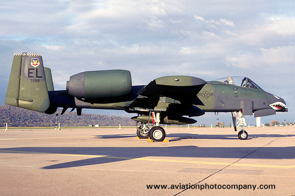 USAF 23 TFW 75 TFS Fairchild A-10A Thunderbolt 80-0199/EL (1988)