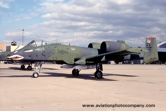 USAF 23 TFW 76 TFS Fairchild A-10A Thunderbolt 82-0653/EL (1988)