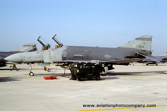 USAF Kansas ANG 127 TFTS McDonnell F-4D Phantom 66-7484 (1987)