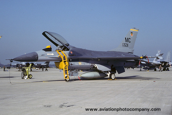 USAF 56 TTW 61 TFTS GD F-16A Fighting Falcon 80-0531/MC (1987)
