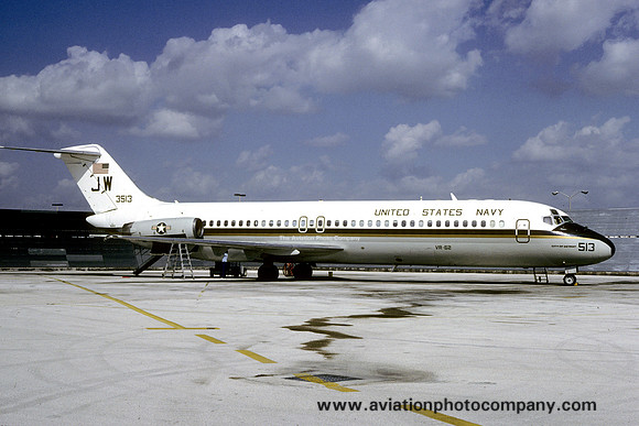 US Navy VR-62 Douglas C-9B Skytrain 163513/JW (1988)