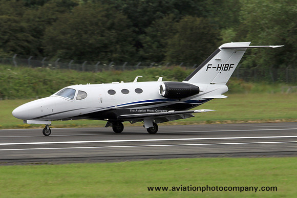 Aston Jet Cessna 510 Citation Mustang F-HIBF at Prestwick (2017)