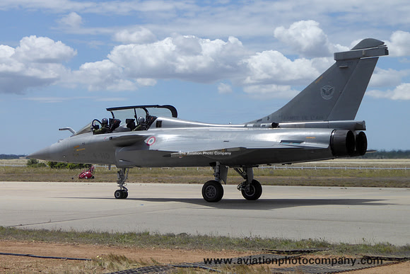French Air Force Dassault Rafale B 317/4-HO at the Istres Air Show (2016)