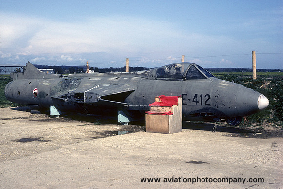 Danish Air Force Hawker Hunter F.51 E-412 (1983)