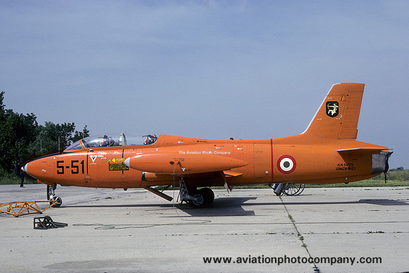 Italian Air Force 5 Stormo Macchi MB-326 MM54179/5-51 (1985)