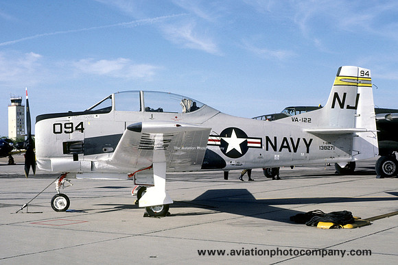 US Navy VA-122 North American T-28B Trojan 138271/NJ-094 (1979)