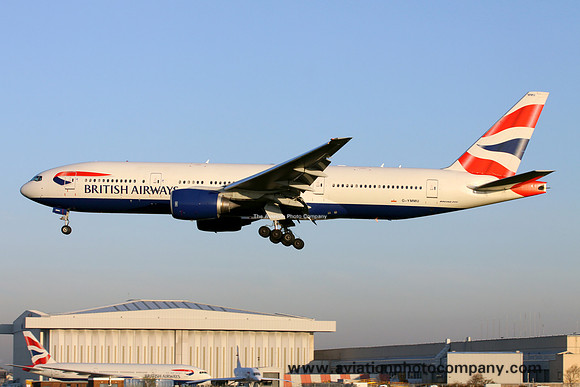 British Airways Boeing 777-200ER G-YMMU at London Heathrow (2013)