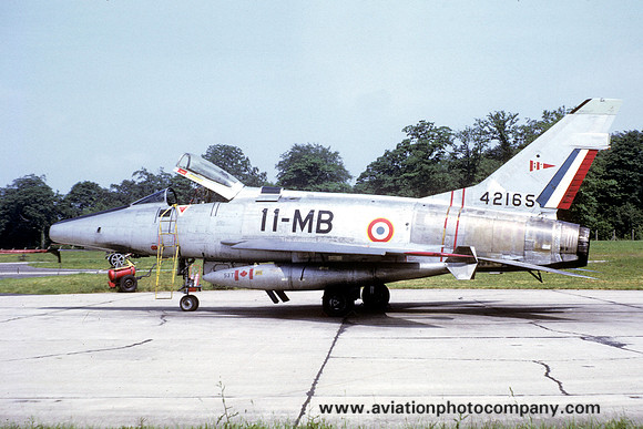 French Air Force EC2/11 North American F-100D Super Sabre 42165/11-MB (1972)