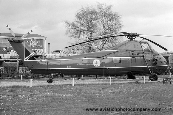 Westland Wessex HAS.1 XS888 displayed at Royal Navy Aircraft Yard Fleetlands (1983)