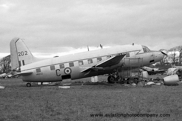 RAF Vickers Valetta C.1 VW202 displayed at Kirkbride