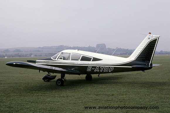 Piper PA-28-140 Cherokee G-ATOP at Shoreham (1986)
