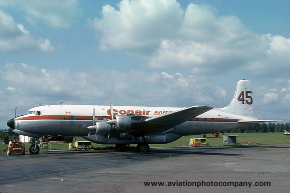 Conair Aviation Douglas DC-6B C-GHLZ/45 (1981)