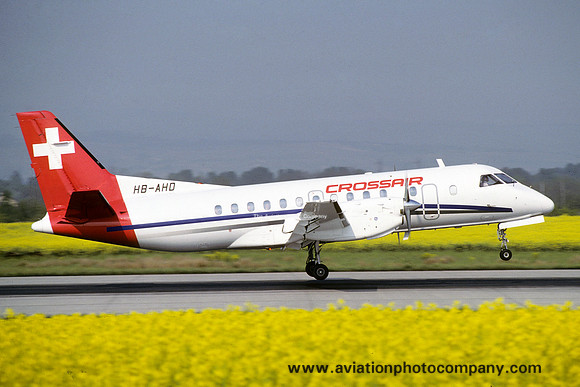 Crossair SAAB 340A HB-AHD (1985)