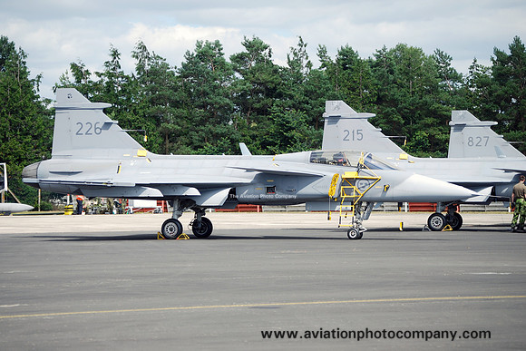 Swedish Air Force F7 SAAB JAS-39C Gripen 39226/226 at RIAT Fairford (2017)