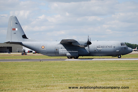 Qatari Air Force Lockheed C-130J-30 Hercules 213 at RIAT Fairford (2017)