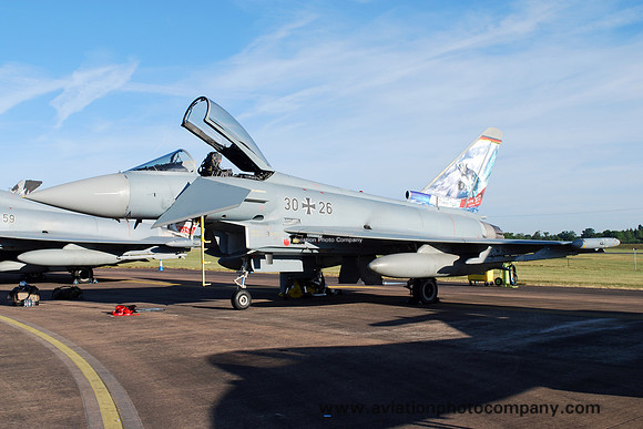 German Air Force TLG74 Eurofighter EF-2000 30+26 at RIAT Fairford (2017)