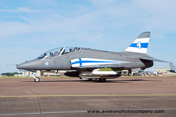 Finnish Air Force Midnight Hawks BAe Hawk 51 HW-345 at RIAT Fairford (2017)