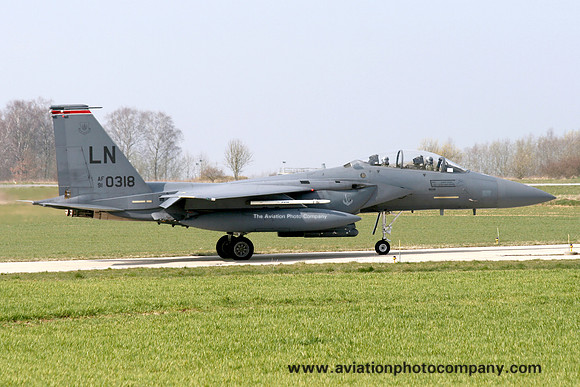 USAF 48 FW 494 FS McDonnell Douglas F-15E Strike Eagle 91-0318/LN (2007)